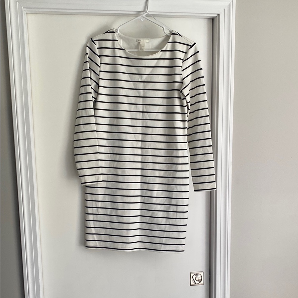 Striped Long Sleeve Dress